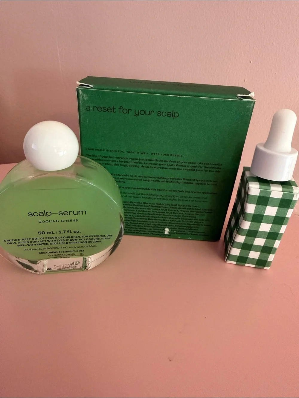 BREAD Cooling Greens Scalp-Serum 1.7oz NWT